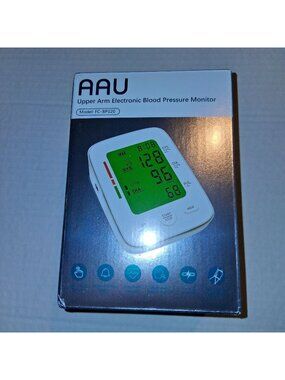 AAU Upper Arm Electronic Blood Pressure Monitor FC-BP120 With LCD Display USB